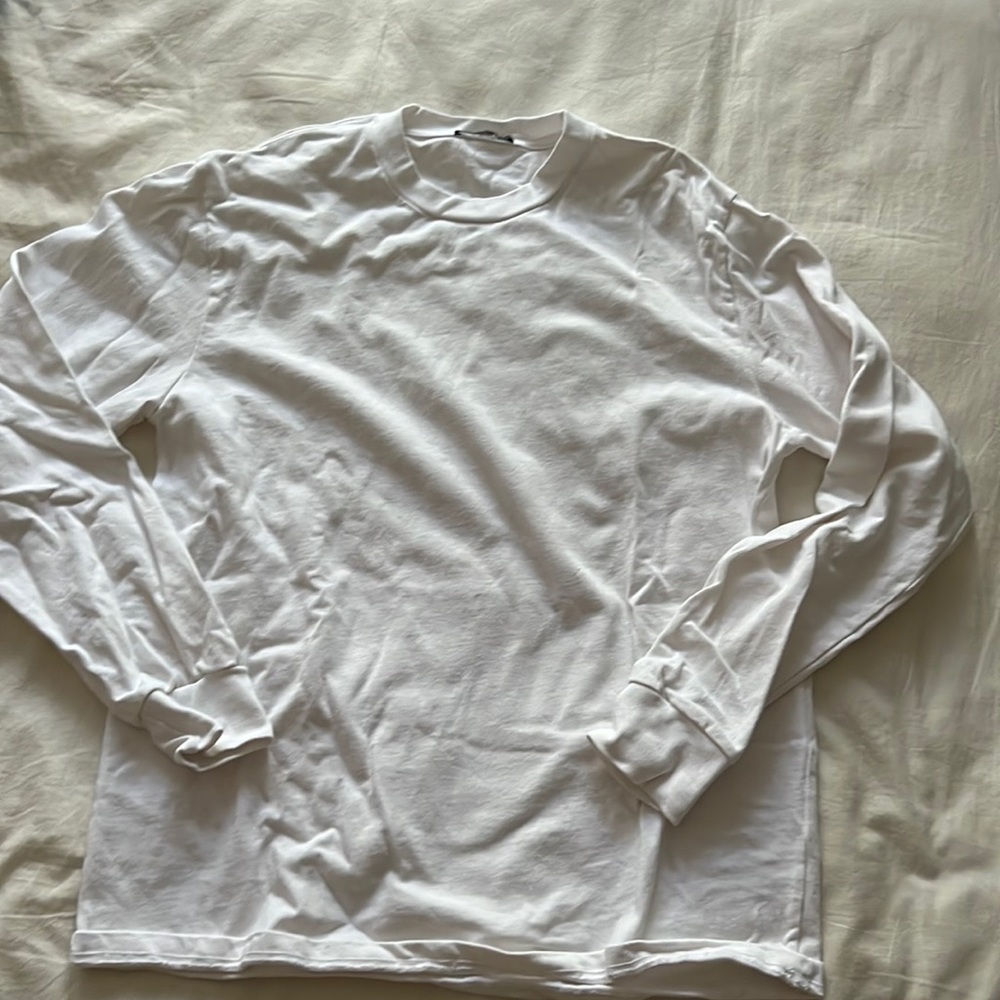 BRANDY MELVILLE Thick White Longsleeve - Oversized - Fits like M/L